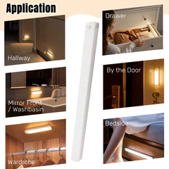 Rechargeable Motion Sensor LED Cabinet Light – Portable Induction Bar Lamp