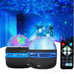 USB LED Starry Sky Projector Lamp – RGB Aurora Light with Remote Control