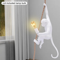 Monkey Shaped Resin Pendant Light