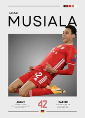 Football Celebrity Canvas Poster – Modern Sports Wall Art for Home & Gifts