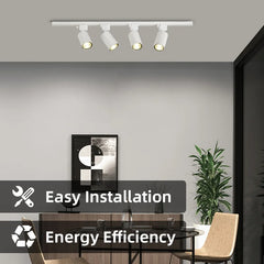 Full Set LED Track Light – GU10 Spotlight Ceiling Rail System