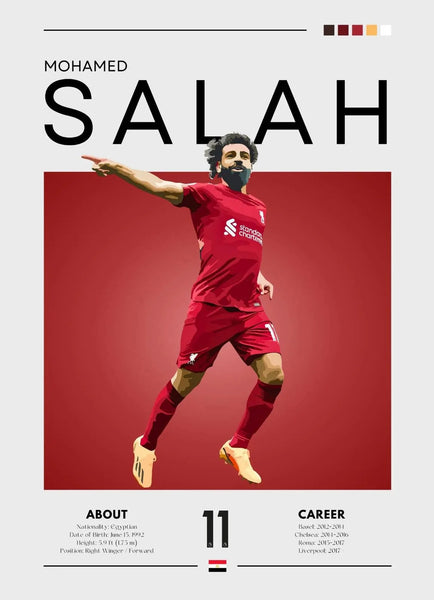 Football Celebrity Canvas Poster – Modern Sports Wall Art for Home & Gifts