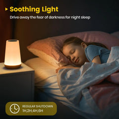13-Color Changing RGB Night Light – Touch & Remote Control, USB Rechargeable