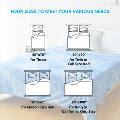 Cooling Tie Dye Blanket – Lightweight Summer Blanket for Hot Sleepers