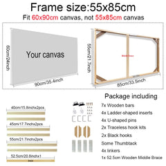 Wooden Canvas Frames for Photo & Oil Paintings