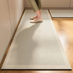 Japanese-Style Diatomite Kitchen Mat – Super Absorbent & Anti-Slip Soft Floor Rug