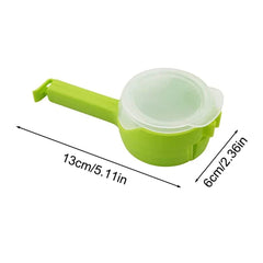 Food Storage Clip with Pour Spout – Resealable Bag Clip for Kitchen Organization