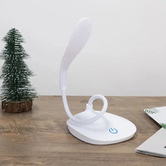 LED Reading Desk Lamp – Portable USB Rechargeable Touch Dimming Light