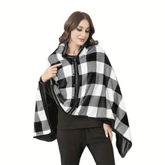Wearable Shawl Blanket – Flannel Lazy Casual Office Blanket