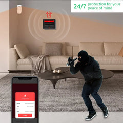 Staniot 7" WiFi 4G Smart Home Alarm System with 115dB Siren