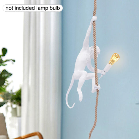 Monkey Shaped Resin Pendant Light