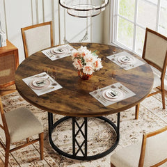 Round Dining Table for 4 – Modern Kitchen Table